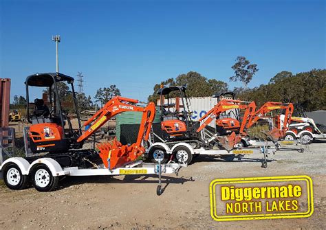 mini excavator hire north lakes